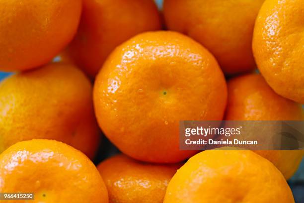 tangerines close-up - tangerine stock pictures, royalty-free photos & images