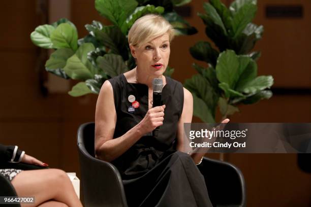 Former Planned Parenthood President Cecile Richards speaks onstage during Teen Vogue Summit 2018: #TurnUp - Day 2 at The New School on June 2, 2018...
