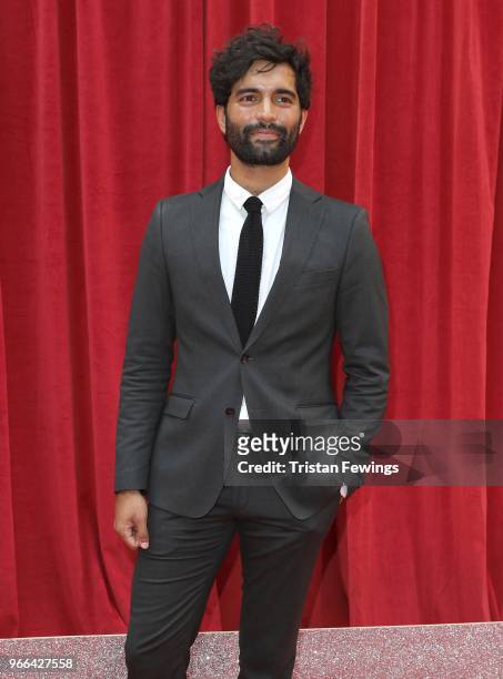 Charlie De Melo attends the British Soap Awards 2018 at Hackney Empire on June 2, 2018 in London, England.