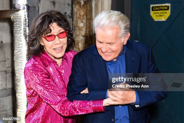 Lily Tomlin and Martin Sheen attend #NETFLIXFYSEE Event For "Grace And Frankie" at Netflix FYSEE At Raleigh Studios on June 2, 2018 in Los Angeles,...