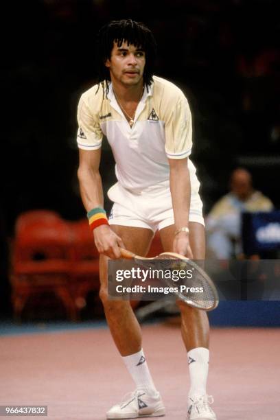 Tennis Player Yannick Noah in New York circa 1984.