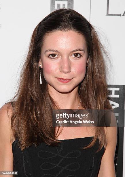Actress Kate Maberly attends the grand opening of La Vida restaurant to benefit Haiti Relief and Development at La Vida on February 12, 2010 in Los...
