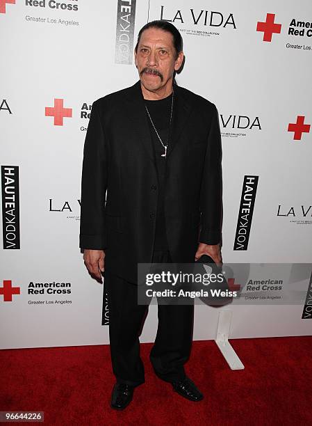 Actor Danny Trejo attends the grand opening of La Vida restaurant to benefit Haiti Relief and Development at La Vida on February 12, 2010 in Los...