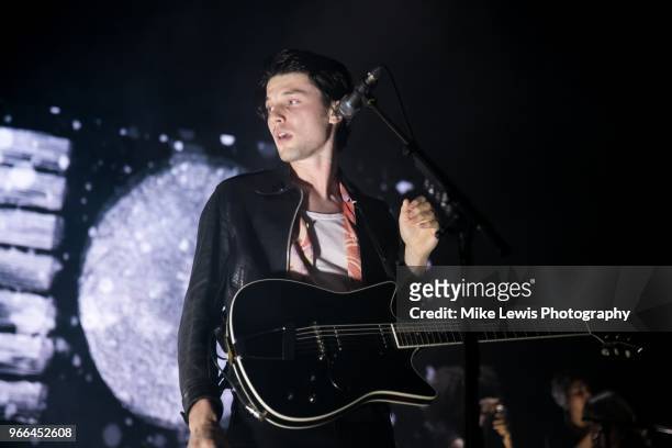 James Bay performs at Colston Hall on June 2, 2018 in Bristol, England.