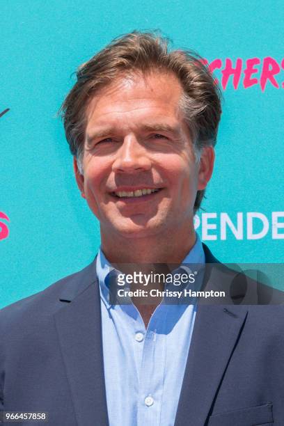Executive producer Paul Young arrives on the red carpet to the Stage 13/Warner Bros. Digital Networks Short Form Emmy FYC event at NeueHouse...
