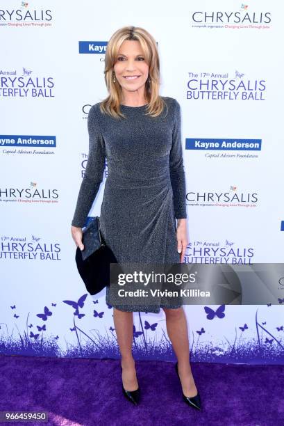 Personality Vanna White attended the 17th Annual Chrysalis Butterfly Ball in Los Angeles, CA on June 2, 2018.