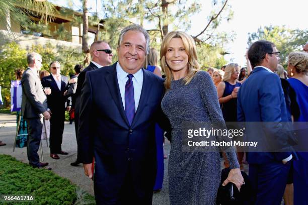 Honoree Jim Gianopulos and Vanna White attended the 17th Annual Chrysalis Butterfly Ball in Los Angeles, CA on June 2, 2018.