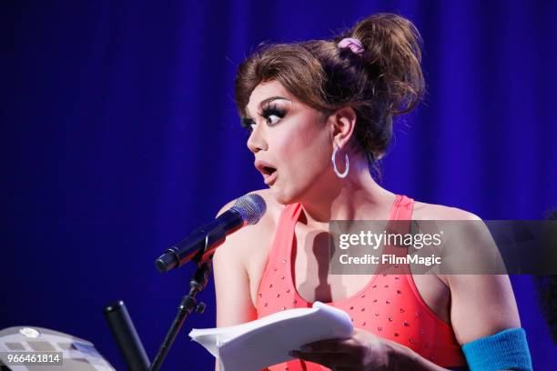 Manila Luzon performs onstage during 'Clusterfilm Series Spice World: The 20th Anniversary Live Read Co-curated by SF Sketchfest' in the Larkin...