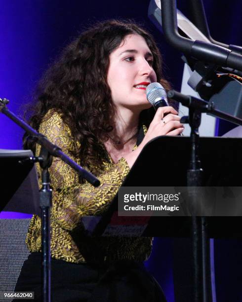Kate Berlant performs onstage during 'Clusterfilm Series Spice World: The 20th Anniversary Live Read Co-curated by SF Sketchfest' in the Larkin...