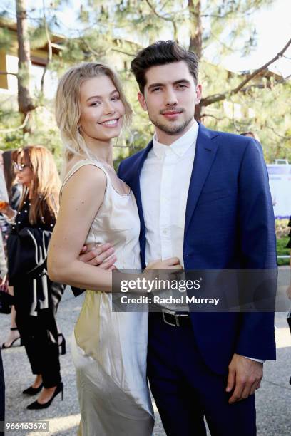 Sierra Swartz and Carter Jenkins attended the 17th Annual Chrysalis Butterfly Ball in Los Angeles, CA on June 2, 2018.