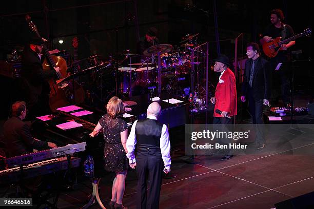 Pianist and Musical Director Yaron Gershovsky, Bassist Gary Wicks, Singers Janis Siegel, Tim Hauser, Drummer Steve Hass, Jon Hendricks, Alan Paul and...