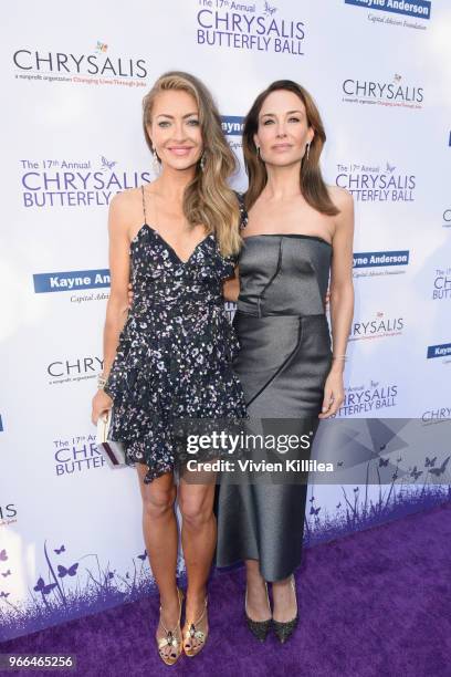Rebecca Gayheart-Dane and Claire Forlani attended the 17th Annual Chrysalis Butterfly Ball in Los Angeles, CA on June 2, 2018.