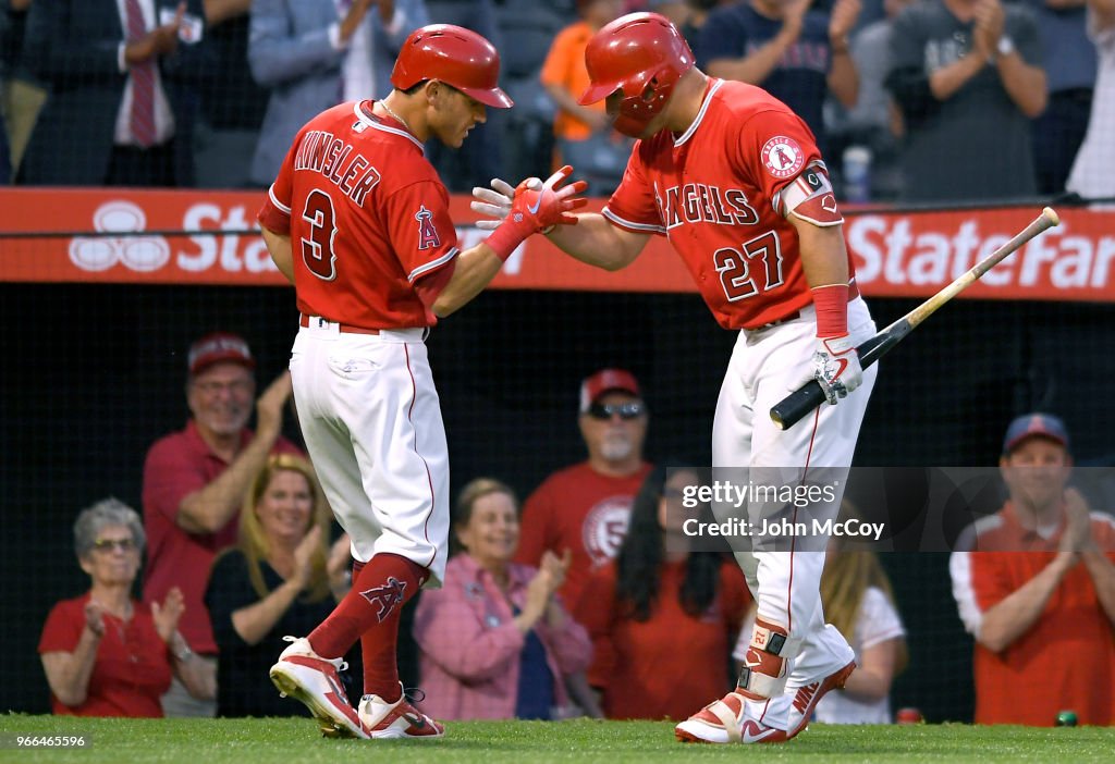 Texas Rangers v Los Angeles Angels of Anaheim