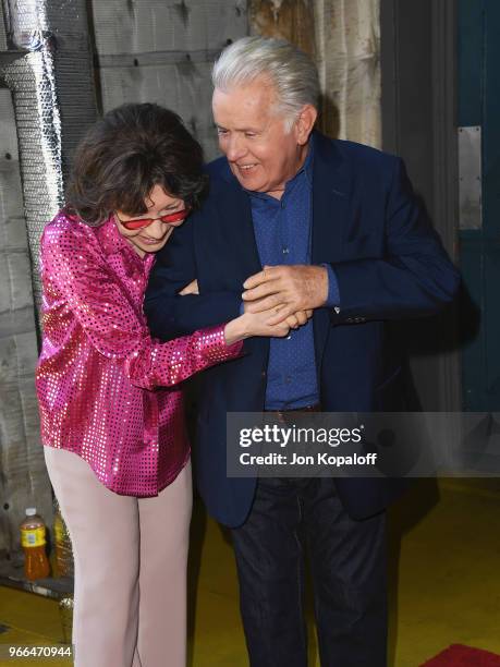 Lily Tomlin and Martin Sheen attend #NETFLIXFYSEE Event For "Grace And Frankie" at Netflix FYSEE At Raleigh Studios on June 2, 2018 in Los Angeles,...