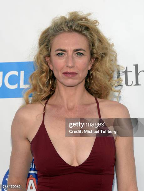 Claudia Black attends the 2018 Stand For Kids Annual Gala presented by the Orthopedic Institute For Children at The Museum of Flying on June 2, 2018...