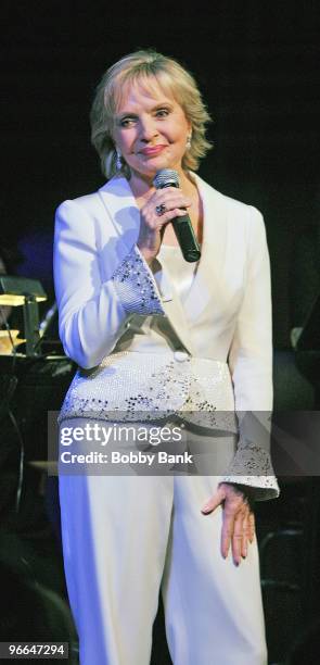 Florence Henderson performs at Joe's Pub on February 12, 2010 in New York City.