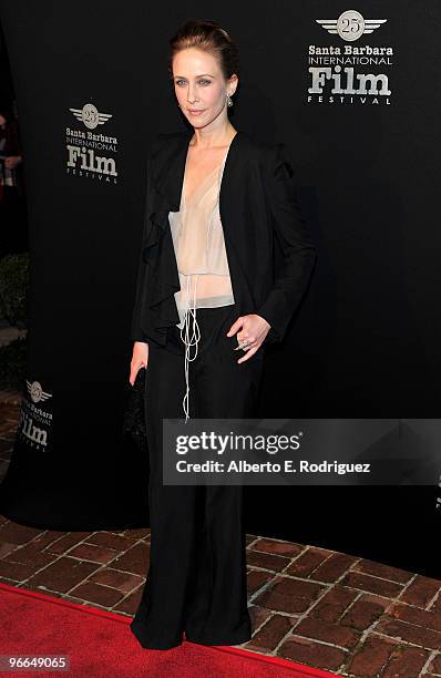 Actress Vera Farmiga arrives at the 25th Annual Santa Barbara Film Festival Cinema Vanguards on February 12, 2010 in Santa Barbara, California.