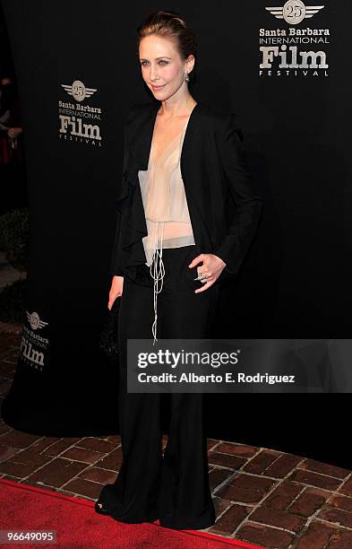 Actress Vera Farmiga arrives at the 25th Annual Santa Barbara Film Festival Cinema Vanguards on February 12, 2010 in Santa Barbara, California.