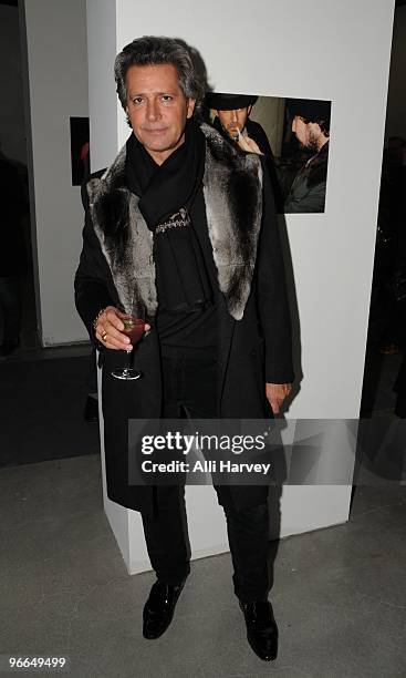 Carlos Souza attends the "Fashion Loves Hanuk" photography exhibition and party at Bellhaus on February 12, 2010 in New York City.