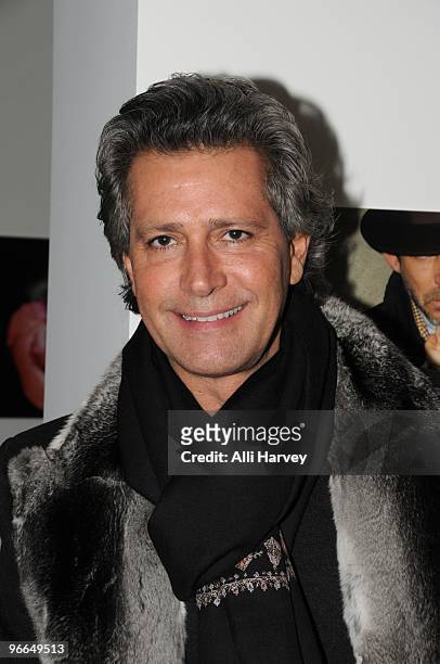 Carlos Souza attends the "Fashion Loves Hanuk" photography exhibition and party at Bellhaus on February 12, 2010 in New York City.