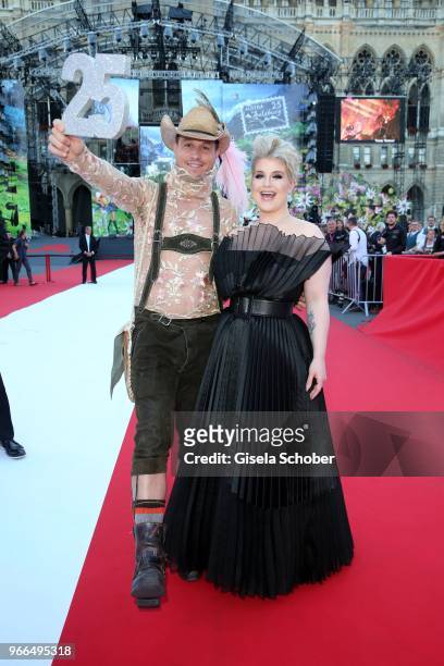 Kelly Osbourne attends the Life Ball 2018 at City Hall on June 2, 2018 in Vienna, Austria. The Life Ball, an annual charity event raising funds for...