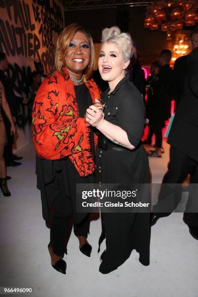 Singer Patti LaBelle, Kelly Osbourne during the Life Ball 2018 after show party at City Hall on June 2, 2018 in Vienna, Austria. The Life Ball, an...