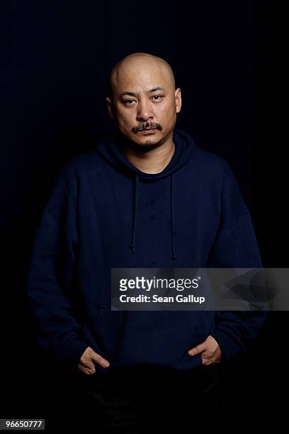 Wang Quan'an, director of "Tuan Yuan," poses during a portait session at the 60th Berlinale International Film Festival on February 13, 2010 in...
