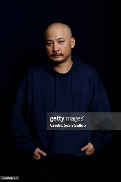 Wang Quan'an, director of "Tuan Yuan," poses during a portait session at the 60th Berlinale International Film Festival on February 13, 2010 in...