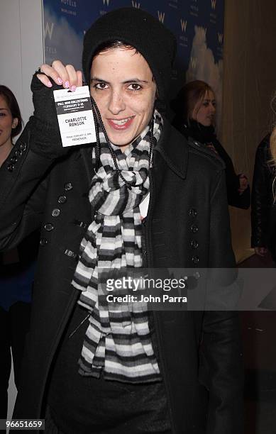 Samantha Ronson is seen around Bryant Park during Mercedes-Benz Fashion Week Fall 2010 on February 12, 2010 in New York City.