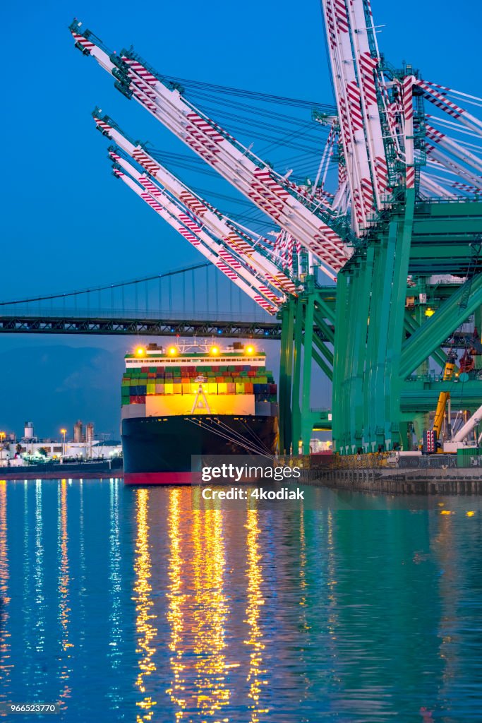 Cargo Container Harbor, Long Beach  California