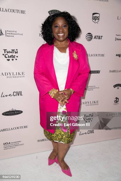 LaTanya Richardson Jackson attends the Ladylike Foundation's 2018 Annual Women Of Excellence Scholarship Luncheon at The Beverly Hilton Hotel on June...