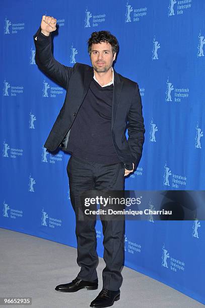 Actor Mark Ruffalo attends the 'Shutter Island' Photocall during day three of the 60th Berlin International Film Festival at the Grand Hyatt Hotel on...