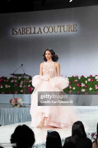 Environmental Photo from the Ladylike Foundation's 2018 Annual Women Of Excellence Scholarship Luncheon Fashion Show at The Beverly Hilton Hotel on...