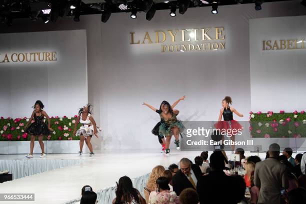 Environmental Photo from the Ladylike Foundation's 2018 Annual Women Of Excellence Scholarship Luncheon Fashion Show at The Beverly Hilton Hotel on...