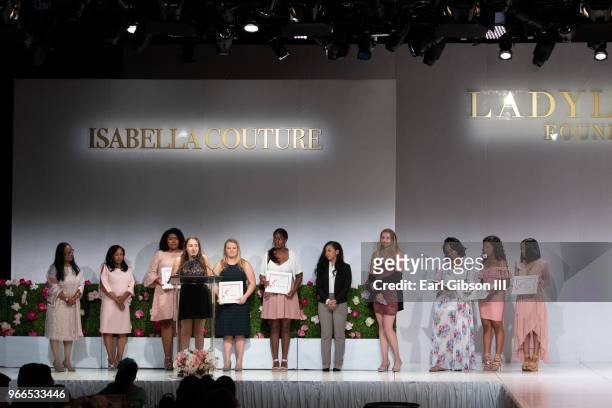 Environmental Photo from the Ladylike Foundation's 2018 Annual Women Of Excellence Scholarship Luncheon at The Beverly Hilton Hotel on June 2, 2018...