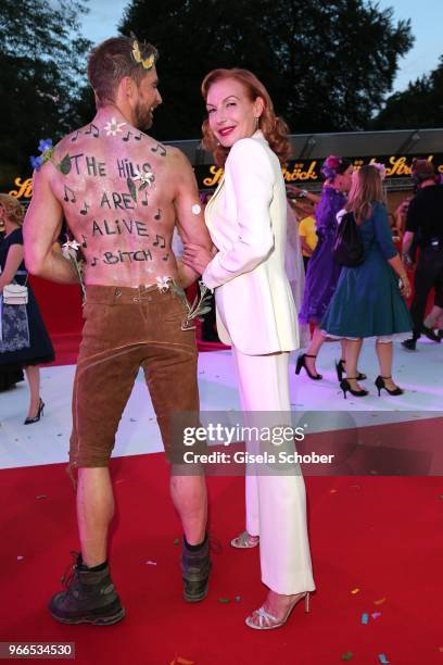 Ute Lemper during the Life Ball 2018 at City Hall on June 2, 2018 in Vienna, Austria. The Life Ball, an annual charity event raising funds for HIV &...