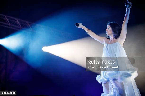Lorde performs in concert during day 4 of the Primavera Sound Festival on June 2, 2018 in Barcelona, Spain.