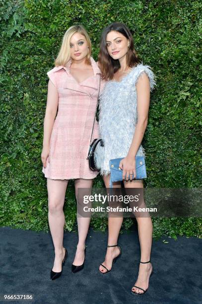 Bella Heathcote and Phoebe Tonkin, both wearing Chanel, attend Chanel Dinner Celebrating our Majestic Oceans, A Benefit for NRDC at Private Residence...