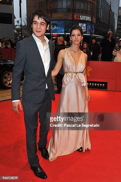 Actress Ada Condeescu and actor George Pistereanu attend the 'Eu Cand Vreau Sa Fluier, Fluier' Premiere during day three of the 60th Berlin...