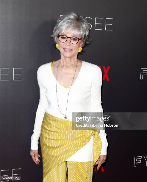 Rita Moreno attends the #NETFLIXFYSEE event for 'One Day At A Time' at Netflix FYSEE At Raleigh Studios on June 2, 2018 in Los Angeles, California.