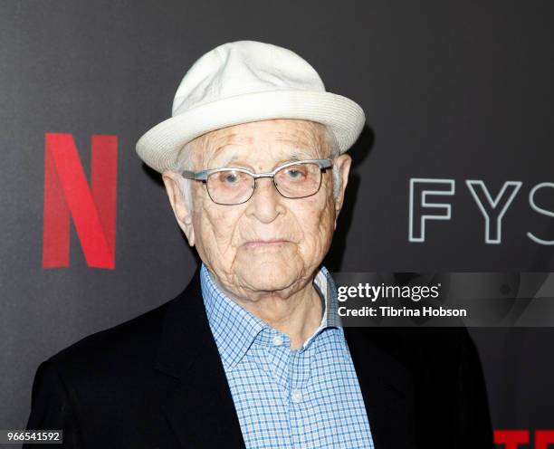 Norman Lear attends the #NETFLIXFYSEE event for 'One Day At A Time' at Netflix FYSEE At Raleigh Studios on June 2, 2018 in Los Angeles, California.