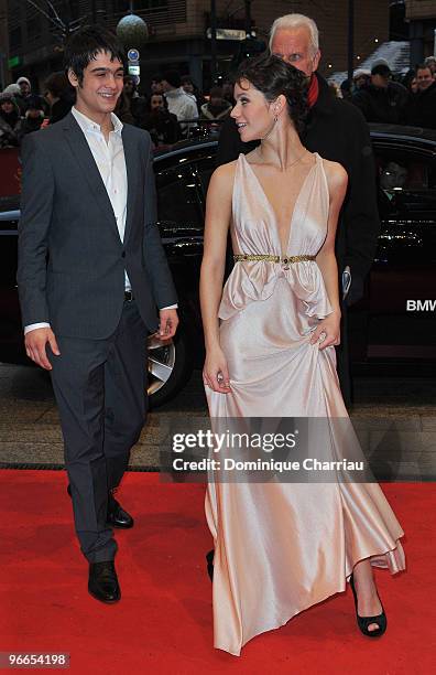 Actress Ada Condeescu and actor George Pistereanu attend the 'Eu Cand Vreau Sa Fluier, Fluier' Premiere during day three of the 60th Berlin...