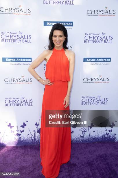 Perry Reeves attends the 17th Annual Chrysalis Butterfly Ball at Private Residence on June 2, 2018 in Brentwood, California.