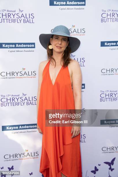 Robin Weigert attends the 17th Annual Chrysalis Butterfly Ball at Private Residence on June 2, 2018 in Brentwood, California.