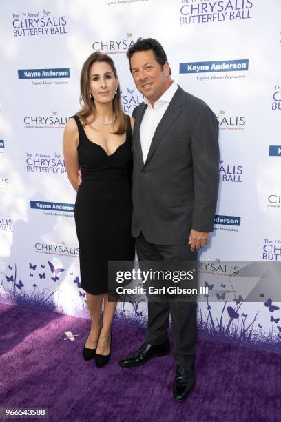 Maryam Lieberman and Josh Lieberman attend the 17th Annual Chrysalis Butterfly Ball at Private Residence on June 2, 2018 in Brentwood, California.