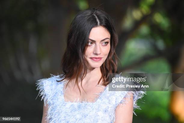 Phoebe Tonkin attends CHANEL Dinner Celebrating Our Majestic Oceans, A Benefit For NRDC on June 2, 2018 in Malibu, California.