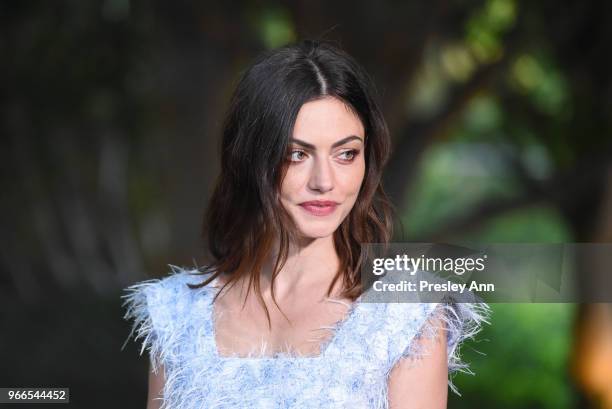 Phoebe Tonkin attends CHANEL Dinner Celebrating Our Majestic Oceans, A Benefit For NRDC on June 2, 2018 in Malibu, California.