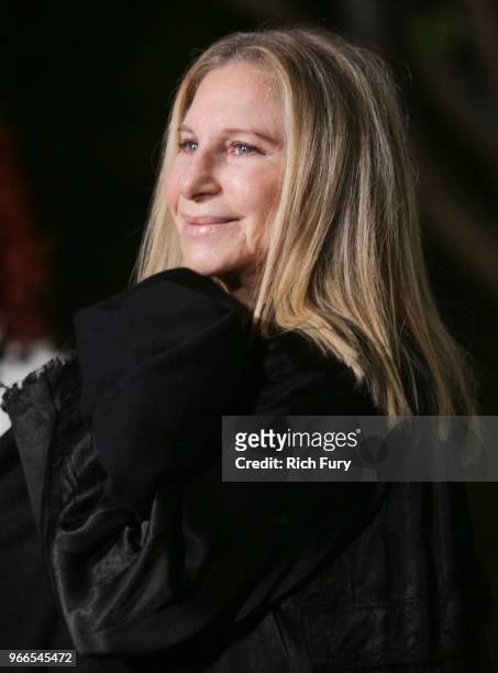 Barbra Streisand attends the CHANEL Dinner Celebrating Our Majestic Oceans, A Benefit For NRDC on June 2, 2018 in Malibu, California.
