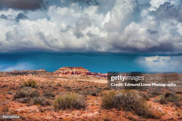 cathedral valley, capitol reef national park, utah. - deserto pintado imagens e fotografias de stock
