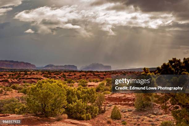 cathedral valley, capitol reef national park, utah. - squall stock pictures, royalty-free photos & images